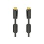 Кабель мультимедійний HDMI M to HDMI M 10.0m 4K Ethernet gold black Hama (00205009)