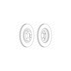 Гальмівний диск FERODO DDF2002C