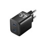 Зарядний пристрій Vention 2xUSB-C PD45W GaN black (FEFB0-EU)