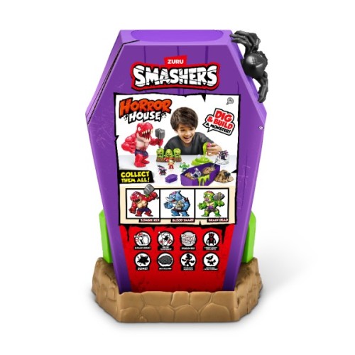 Ігровий набір Smashers Horror House-Large Dino (74124A)