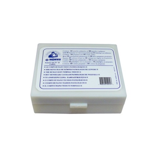 Набір мікропрепаратів Konus Патологічні тканини людського тіла, частина II 10 шт (4915)