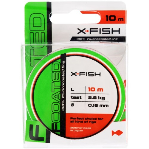 Флюорокарбон X-Fish FCoated 10m 0.16mm 2.8kg (1917.01.22)
