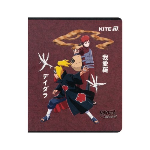 Зошит Kite Naruto, 24 аркуші, клітинка (NR25-238)