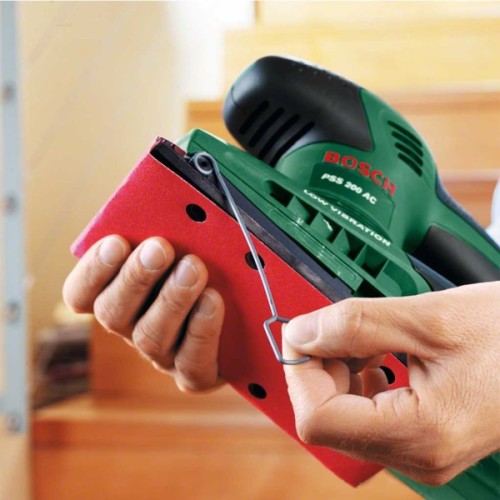 Шліфувальна машина Bosch PSS 200 AC 200Вт, платформа 93x230, 24000кол/хв, 1.6кг (0.603.340.100)