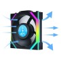 Кулер до корпусу Lian Li UNI Fan SL WIRELESS LCD 120-1, Black (G99.12SLLCD1W1B.00)