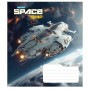 Зошит Школярик Space ship 48 аркушів клітинка (048-3435K)