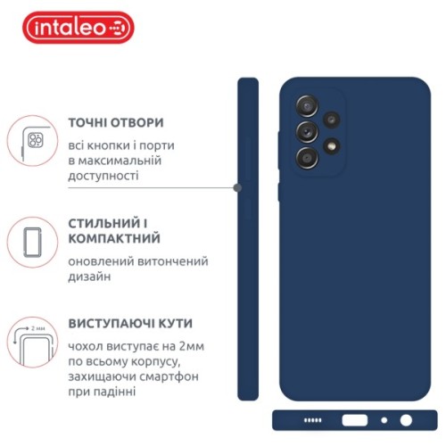 Чохол до мобільного телефона Intaleo SoftShell Samsung Galaxy A72 Blue (1283126563119)