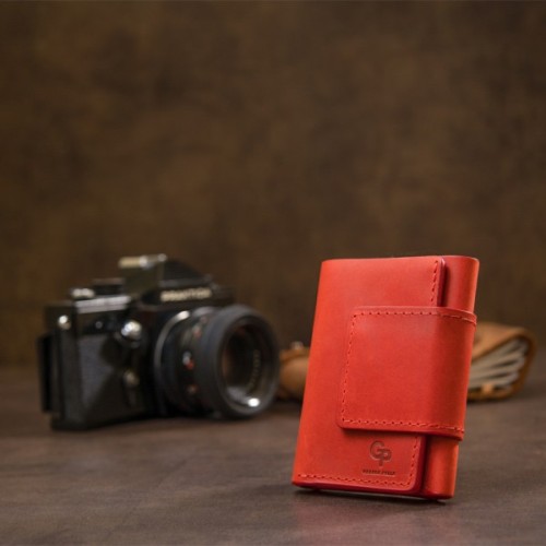 Портмоне Grande Pelle Матове вінтажне Червоне (11459)