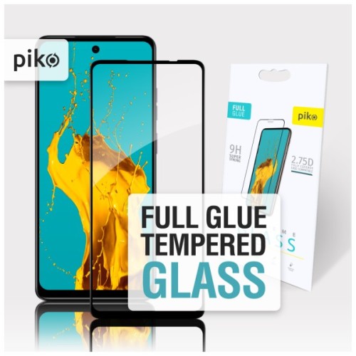 Скло захисне Piko Full Glue MOTO E14 Black (1283126597725)