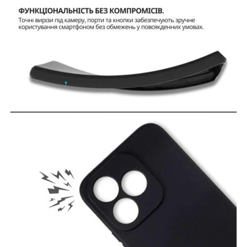 Чохол до мобільного телефона BeCover silicone Honor 400 Lite Black (714939)