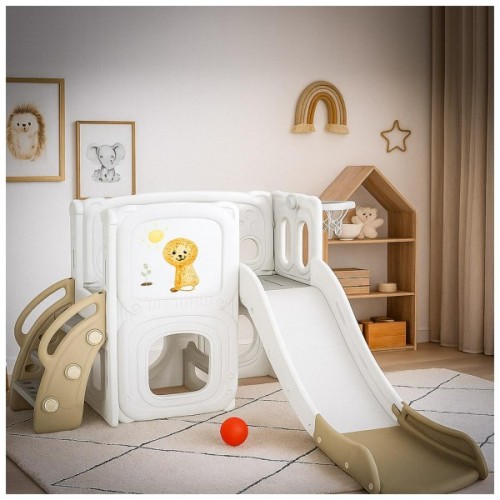 Ігровий майданчик Mealux Tower (KD-B013 White/Brown)