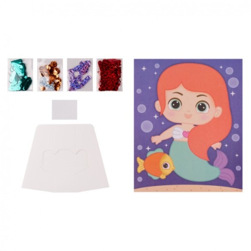 Набір для творчості 1 вересня Русалонька Аплікація фігурними паєтками (954586)
