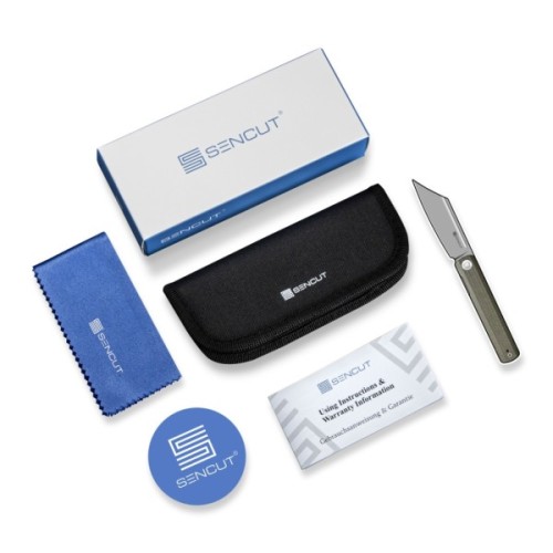 Ніж Sencut Slashkin Black Blade Wood (S20066-4)