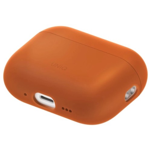 Чохол для навушників Uniq Lino для AirPods Pro 3 gen Silicone Orange (8886463696903)