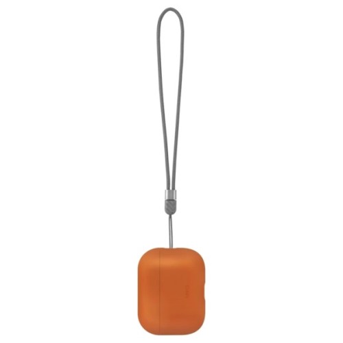 Чохол для навушників Uniq Lino для AirPods Pro 3 gen Silicone Orange (8886463696903)