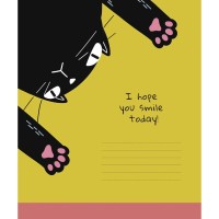Зошит Школярик Genius Cat's life 12 аркушів лінія (012-3582L)