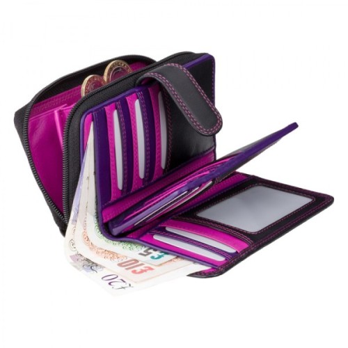 Гаманець Visconti R13 Carmelo з RFID Black Berry (R13 BLK/BERRY)