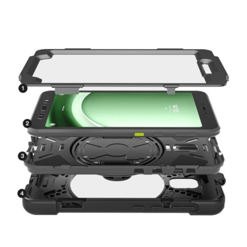Чохол до планшета BeCover Heavy Duty Samsung Galaxy Tab Active 3 SM-T570/SM-T575/SM-T577 8" Black (713450)