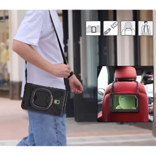 Чохол до планшета BeCover Heavy Duty Samsung Galaxy Tab Active 3 SM-T570/SM-T575/SM-T577 8" Black (713450)