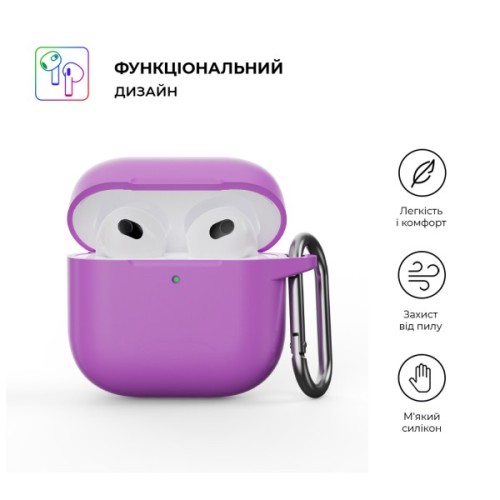 Чохол для навушників Armorstandart Hang Case для Apple AirPods 4 Purple (ARM81292)