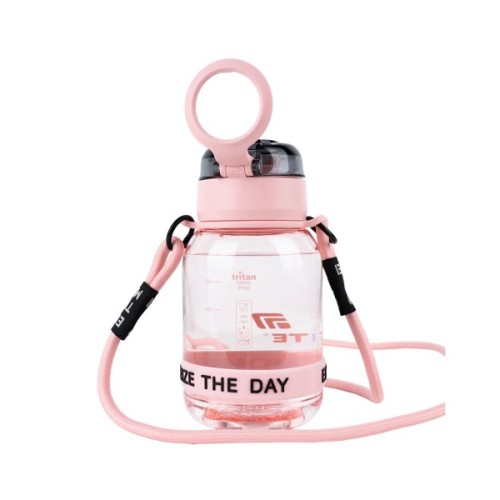 Поїльник-непроливайка Kite 700 мл, рожево-сіра (K25-1218-3)