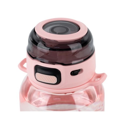 Поїльник-непроливайка Kite 700 мл, рожево-сіра (K25-1218-3)