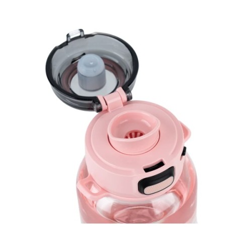 Поїльник-непроливайка Kite 700 мл, рожево-сіра (K25-1218-3)