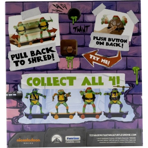 Ігровий набір Funrise TMNT Черепашки-ніндзя класичні Майстри бойових мистецтв Рафаель movie star 2023 (71056)