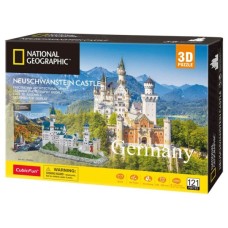 Пазл Cubic Fun Тривимірна головоломка-конструктор National Geographic Замок Нойшванштайн (DS0990h) Пазл Cubic Fun Тривимірна головоломка-конструктор National Geographic Замок Нойшванштайн (DS0990h)