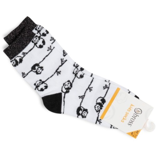 Шкарпетки дитячі Bross з пандами (5082-4-6-white)