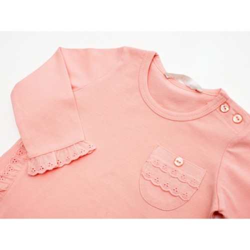 Кофта дитяча Breeze з мереживом (10649-86G-peach)