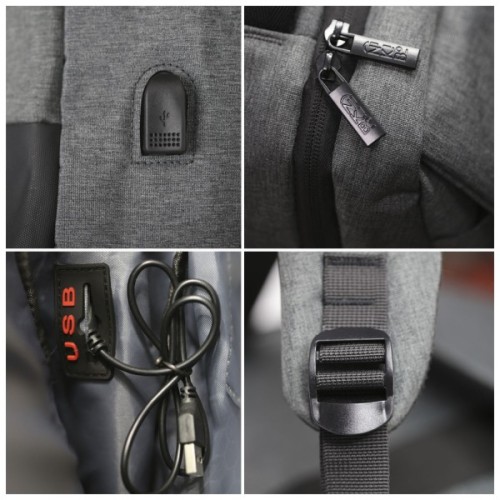 Рюкзак туристичний NikiBo Studio 16л сірий (30011005-07)