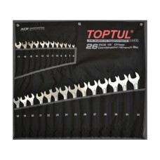 Ключ Toptul ключів комбінованих 26 шт 6-32 мм Hi-Performance (GPAX2601)