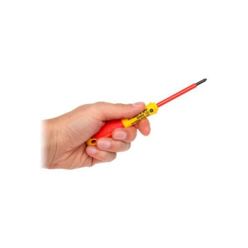 Викрутка Stanley електрика FatMax VDE 1000V ізольована із жалом під шліц Ph0х75мм (0-65-414)