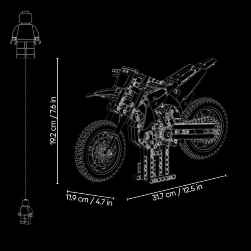 Конструктор LEGO Technic Мотоцикл Ducati Desmo450 MX Factory (42238)