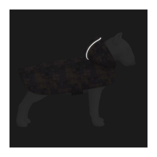 Дощовик для тварин WAUDOG Clothes Накидка з капюшоном Куби 3Д S (356-4057)
