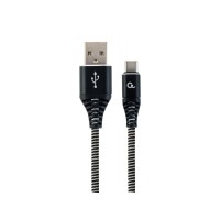 Дата кабель USB 2.0 AM to USB-C 1.0m Cablexpert (CC-USB2B-AMCM-1M-BW)