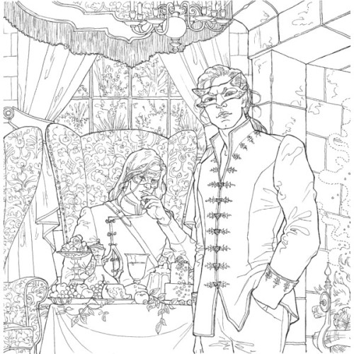 Книга Двір шипів і троянд. Розмальовка - Сара Дж. Маас Vivat (9786171712812)