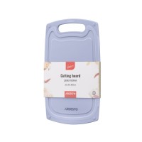 Дошка для нарізання Ardesto Gemini 33 х 20 х 0.85 см пластик, сірий (AR1433GR)