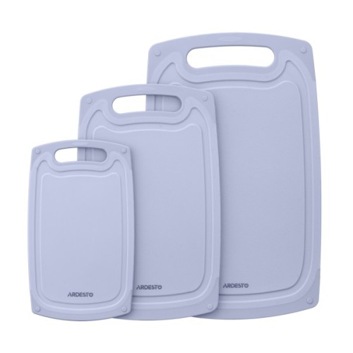 Дошка для нарізання Ardesto Gemini 33 х 20 х 0.85 см пластик, сірий (AR1433GR)