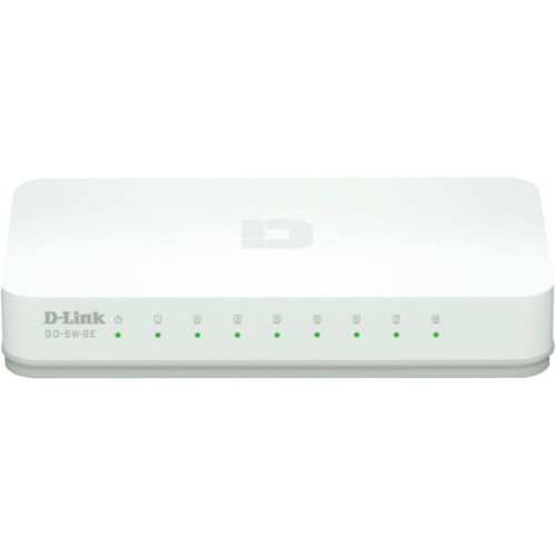 Комутатор мережевий D-Link GO-SW-8E