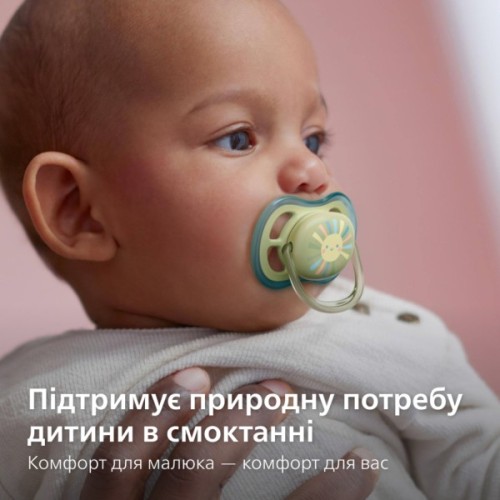 Набір для годування новонароджених Philips AVENT Natural Природний Потік пляшечка 125 мл + пустушка Ultra Air 0-6 міс (SCD837/10)
