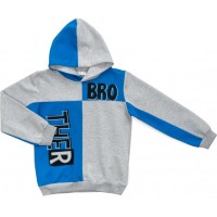 Кофта дитяча Breeze худі з капюшоном (13814-116B-blue)