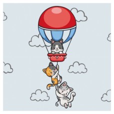 Картина по номерам ArtCraft Кошенята подорожують 30х30 см (15566-AC)