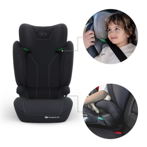Автокрісло Kinderkraft i-Spark 2 Plus i-Size Black (KCISPA02BLKPL00) (5902533931477)