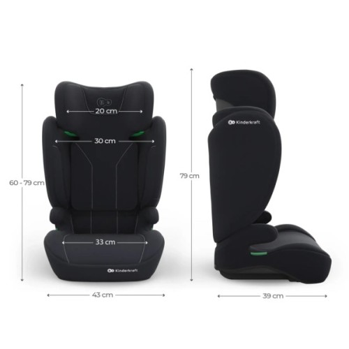 Автокрісло Kinderkraft i-Spark 2 Plus i-Size Black (KCISPA02BLKPL00) (5902533931477)