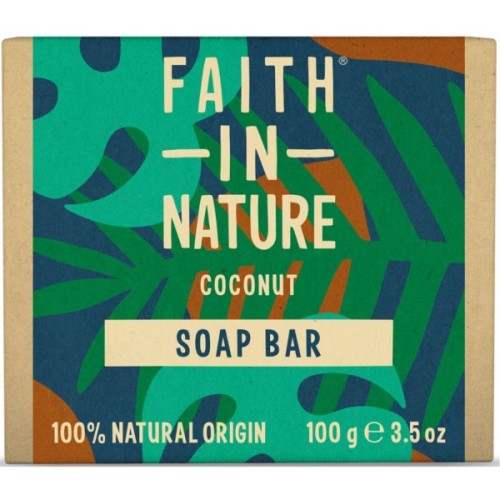 Тверде мило Faith in Nature Натуральне З кокосом 100 г (708002300363)