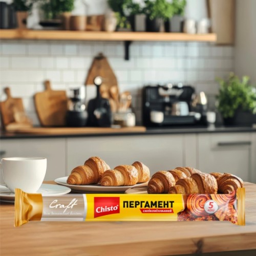 Папір для випічки пергаментний Chisto Craft Силіконізований 5 м (4823098415442)