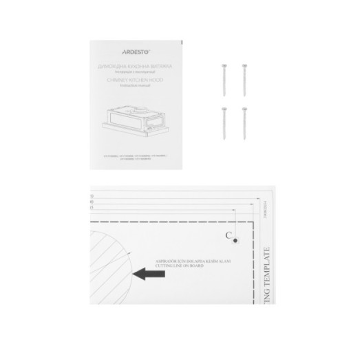 Витяжка кухонна Ardesto HT-F900MW