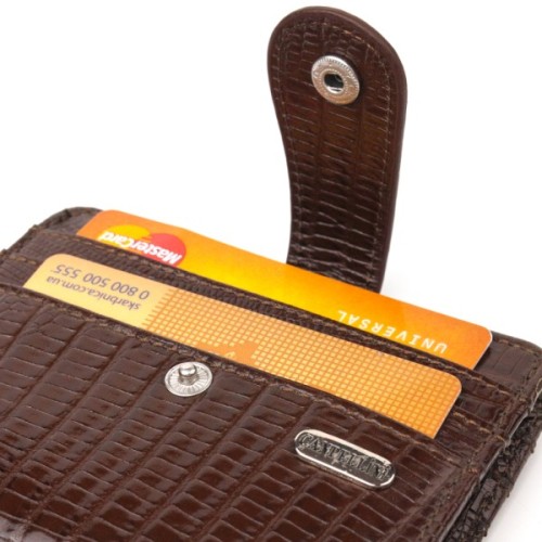 Гаманець Canpellini З натуральної шкіри Коричневий (21691)